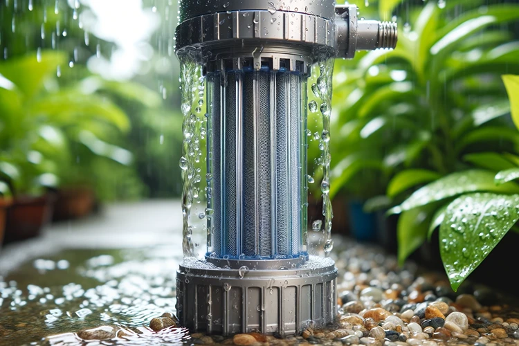 The cycle of rainwater harvesting