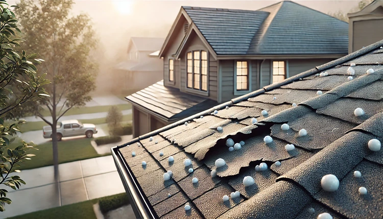 Identifying Hail Damage on Asphalt Roofs